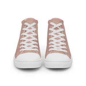 Men's Urban Pink high top canvas shoes