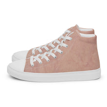 Load image into Gallery viewer, Men&#39;s Urban Pink high top canvas shoes