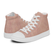 Load image into Gallery viewer, Men&#39;s Urban Pink high top canvas shoes