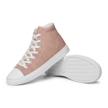 Load image into Gallery viewer, Men&#39;s Urban Pink high top canvas shoes