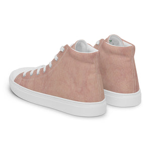 Men's Urban Pink high top canvas shoes