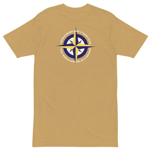 Funny Yacht Club Men’s premium heavyweight tee, Sailing Shirt, Boating Shirt, Cruising Shirt