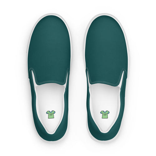 Men’s Smoke Green slip-on canvas shoes