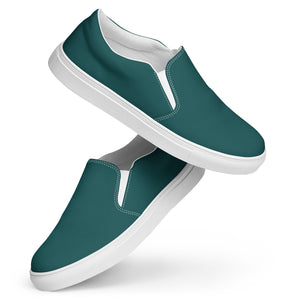 Men’s Smoke Green slip-on canvas shoes