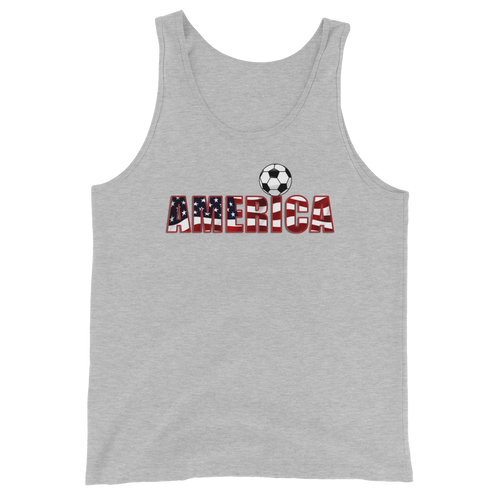 America Soccer Unisex Tank Top