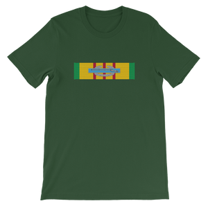 U S Army Combat Infantry Badge With Vietnam Ribbon Short-Sleeve Unisex T-Shirt
