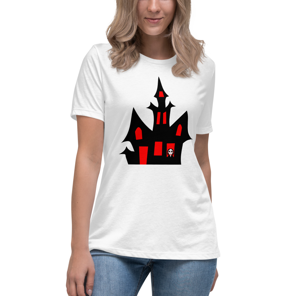 Haunted Halloween House Women's Relaxed T-Shirt