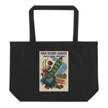 Load image into Gallery viewer, Victory Garden Posters Large organic tote bag