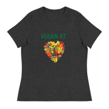 Load image into Gallery viewer, Vegan At Heart Women&#39;s Relaxed T-Shirt