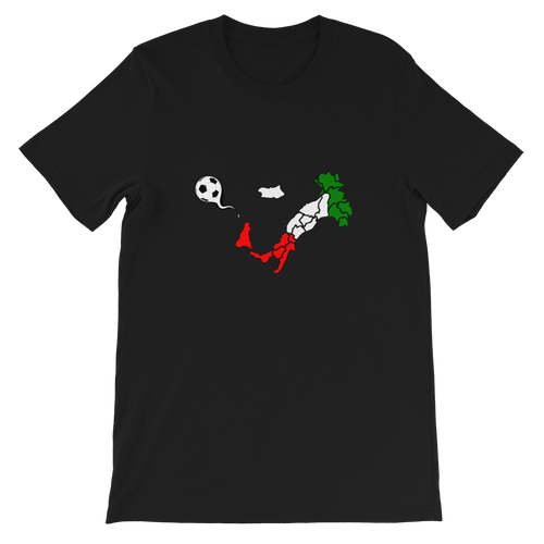 Italian Soccer Fan Short-Sleeve Unisex T-Shirt, Italy Soccer Shirt, Italian Pride, maglia da calcio