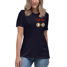 Load image into Gallery viewer, France Soccer Shirt Women&#39;s Relaxed T-Shirt