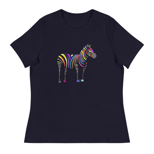 Zebra Art Women's Relaxed T-Shirt