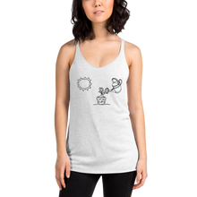 Load image into Gallery viewer, Coloring Shirt, Women&#39;s Racerback Tank, Gift For Her, Gift For Artist, Garden Tank Top