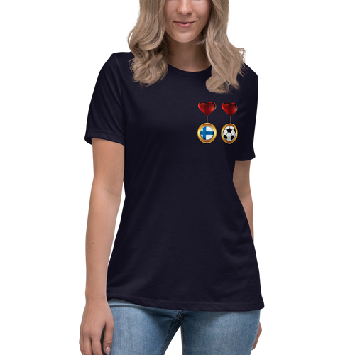 Finland Soccer Women's Relaxed T-Shirt