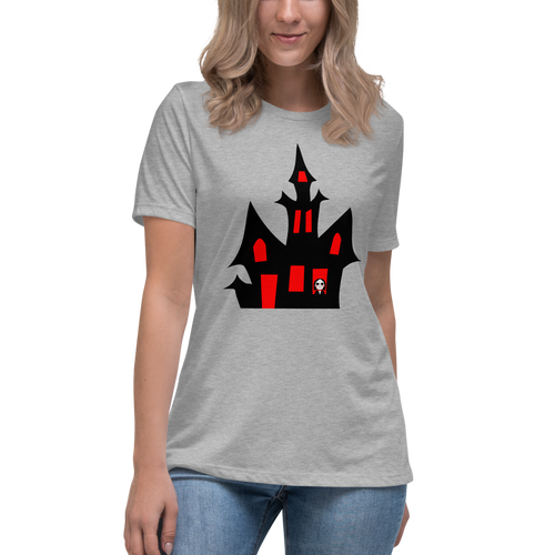 Haunted Halloween House Women's Relaxed T-Shirt