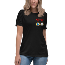 Load image into Gallery viewer, Finland Soccer Women&#39;s Relaxed T-Shirt