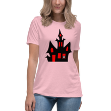 Load image into Gallery viewer, Haunted Halloween House Women&#39;s Relaxed T-Shirt