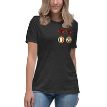 Load image into Gallery viewer, France Soccer Shirt Women&#39;s Relaxed T-Shirt