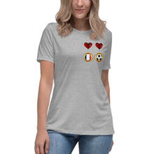 Load image into Gallery viewer, France Soccer Shirt Women&#39;s Relaxed T-Shirt