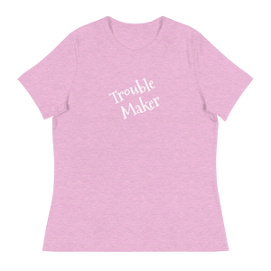 Trouble Maker Women's Relaxed T-Shirt ( matching baby one-piece available )