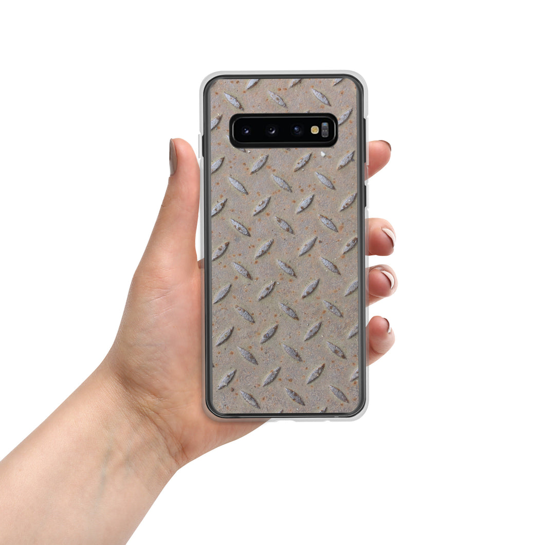 Steel Plate Print Samsung Case Diamond Plate Print Phone Case