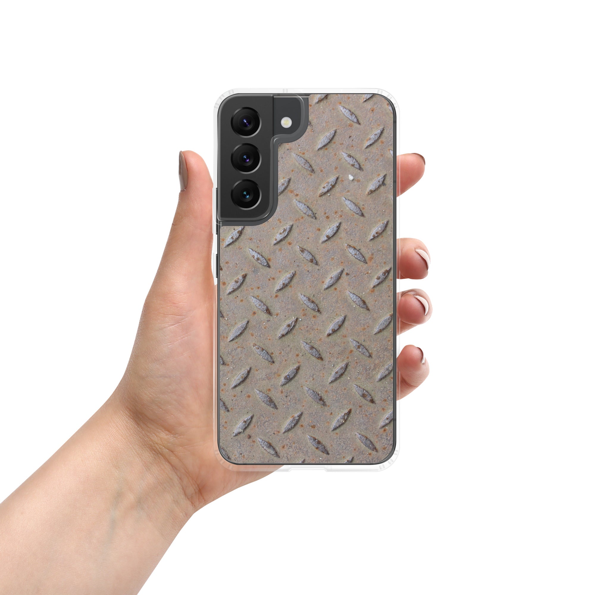 Steel Plate Print Samsung Case Diamond Plate Print Phone Case