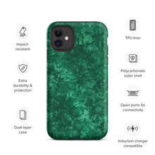 Load image into Gallery viewer, Emerald Green Tough iPhone case