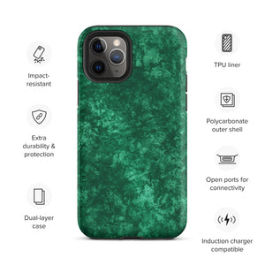 Emerald Green Tough iPhone case