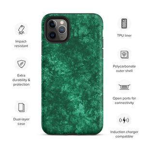 Emerald Green Tough iPhone case