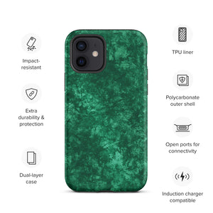 Emerald Green Tough iPhone case