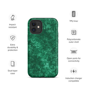 Emerald Green Tough iPhone case