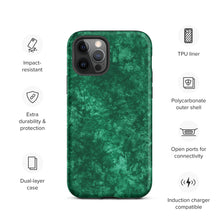 Load image into Gallery viewer, Emerald Green Tough iPhone case