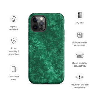 Emerald Green Tough iPhone case