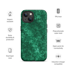 Load image into Gallery viewer, Emerald Green Tough iPhone case