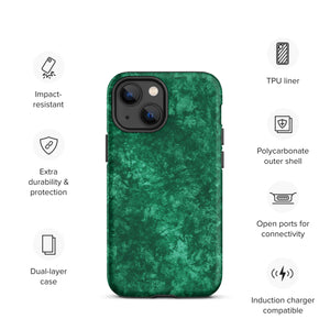 Emerald Green Tough iPhone case