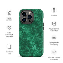 Load image into Gallery viewer, Emerald Green Tough iPhone case