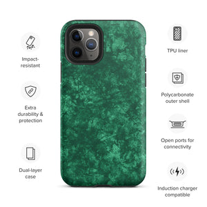 Emerald Green Tough iPhone case