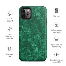 Load image into Gallery viewer, Emerald Green Tough iPhone case