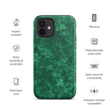 Load image into Gallery viewer, Emerald Green Tough iPhone case