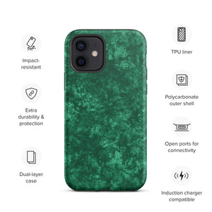 Emerald Green Tough iPhone case