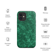 Load image into Gallery viewer, Emerald Green Tough iPhone case