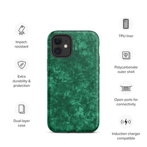 Emerald Green Tough iPhone case