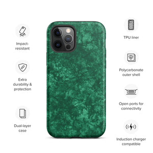 Emerald Green Tough iPhone case