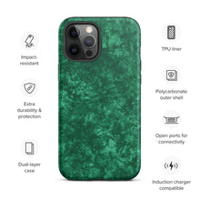 Load image into Gallery viewer, Emerald Green Tough iPhone case