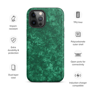 Emerald Green Tough iPhone case