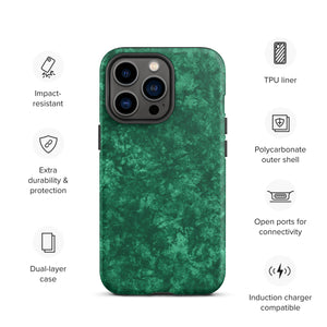 Emerald Green Tough iPhone case