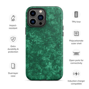 Emerald Green Tough iPhone case