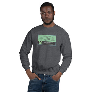 Business Card Unisex Sweatshirt, Guerilla Marketing Sweatshirt, Gift For Business Owner