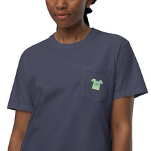 Load image into Gallery viewer, Your Logo Unisex garment-dyed pocket t-shirt, Custom Guerilla Marketing Tee