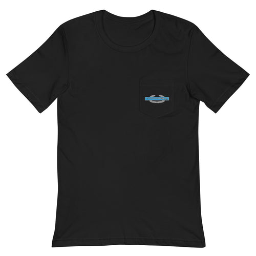 Combat Infantry Badge Unisex Pocket T-Shirt